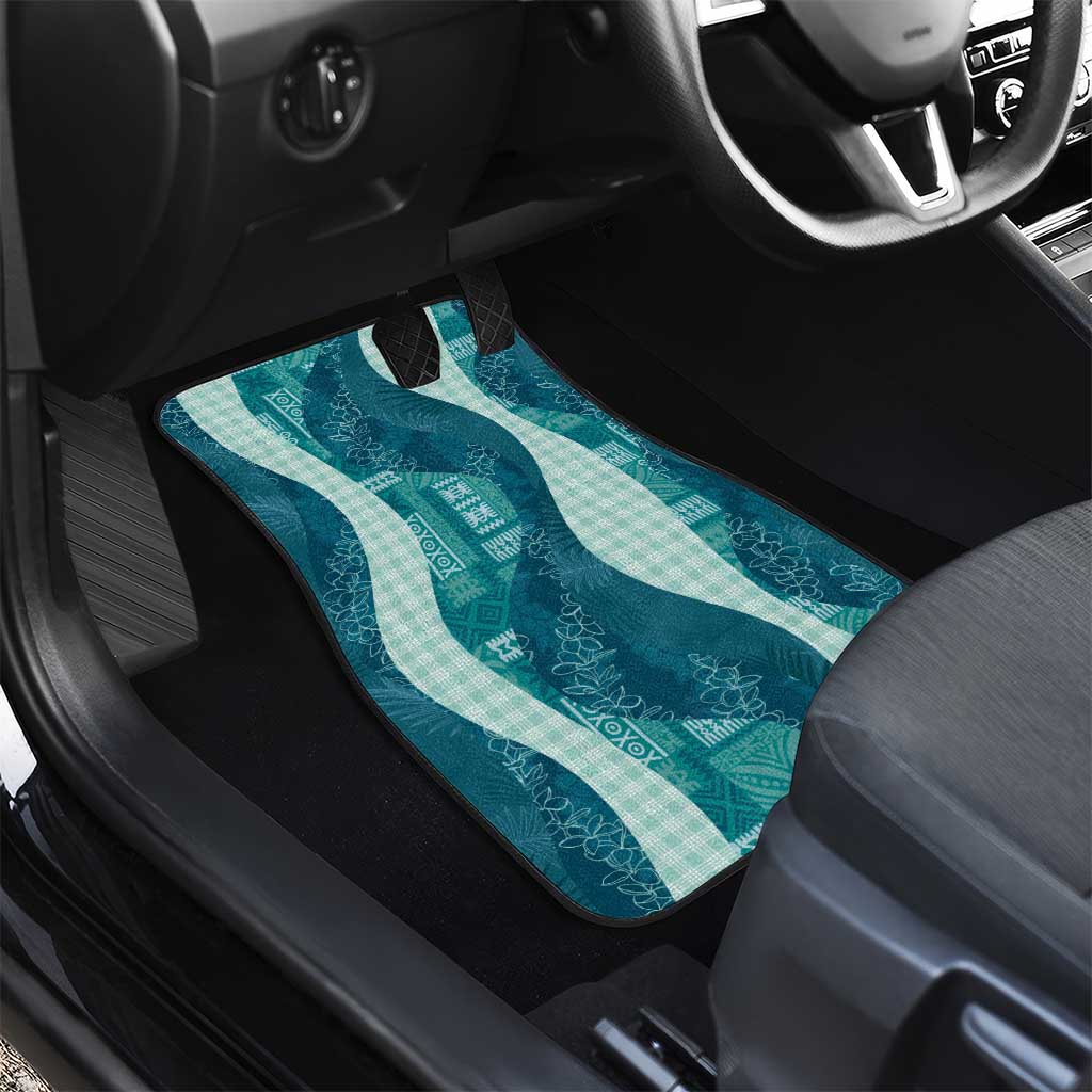 Polynesian Tribal Pattern Patchwork Picturesque Car Mats Oceanic