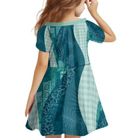 Polynesian Tribal Pattern Patchwork Picturesque Family Matching Mermaid Dress and Hawaiian Shirt Oceanic LT7 - Polynesian Pride