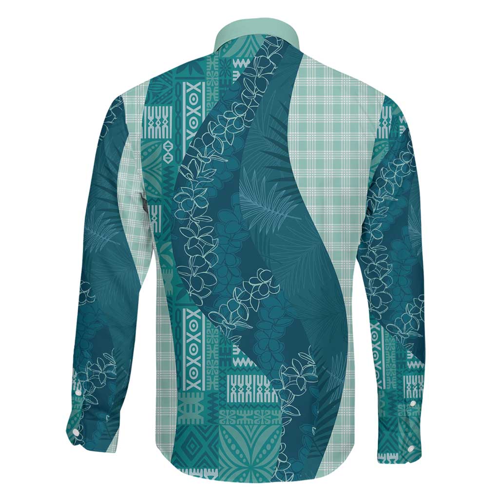 Polynesian Tribal Pattern Patchwork Picturesque Family Matching Mermaid Dress and Hawaiian Shirt Oceanic LT7 - Polynesian Pride