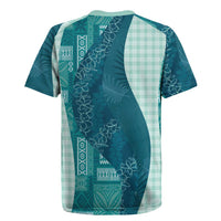 Polynesian Tribal Pattern Patchwork Picturesque Rugby Jersey Oceanic