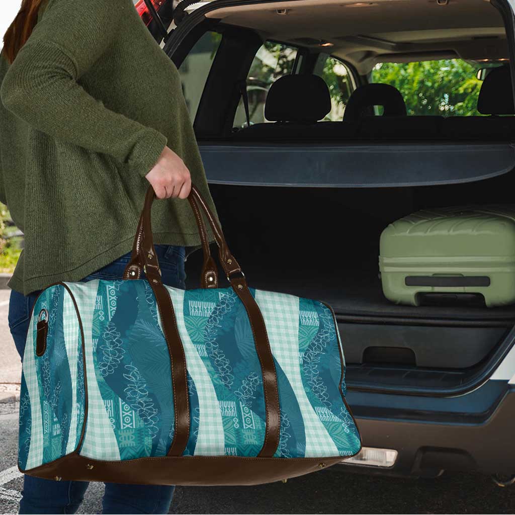 Polynesian Tribal Pattern Patchwork Picturesque Travel Bag Oceanic