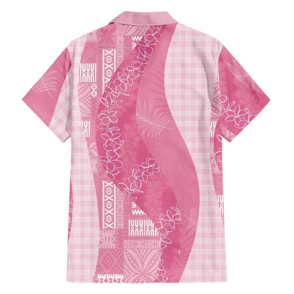 Polynesian Tribal Pattern Patchwork Picturesque Family Matching Mermaid Dress and Hawaiian Shirt Rose Pink LT7 - Polynesian Pride