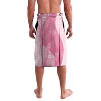 Polynesian Tribal Pattern Patchwork Picturesque Lavalava Rose Pink