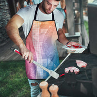Polynesian Tribal Pattern Patchwork Picturesque Apron Holographic