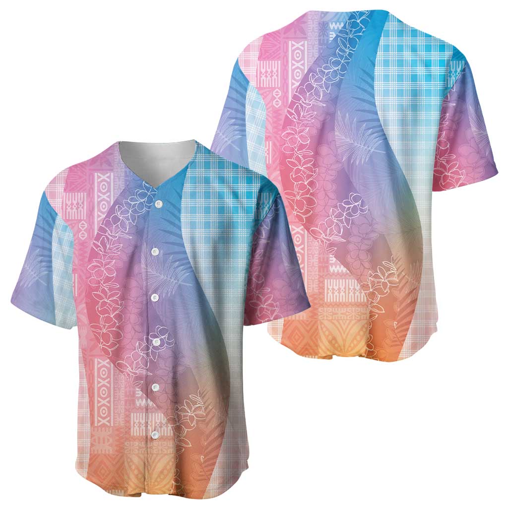 Polynesian Tribal Pattern Patchwork Picturesque Baseball Jersey Holographic