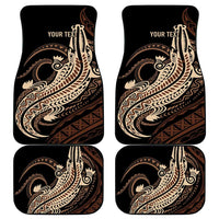 Personalized Solomon Islands Crocodile Car Mats Hapi Isles - Independence Anniversary