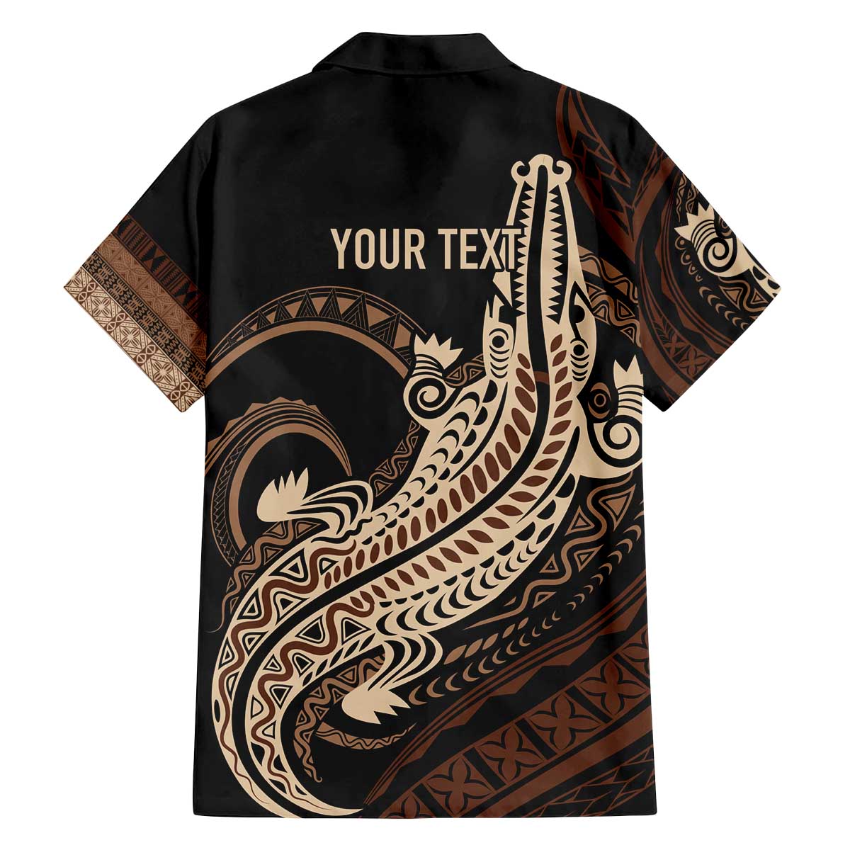 Personalized Solomon Islands Crocodile Family Matching Off The Shoulder Long Sleeve Dress and Hawaiian Shirt Hapi Isles - Independence Anniversary