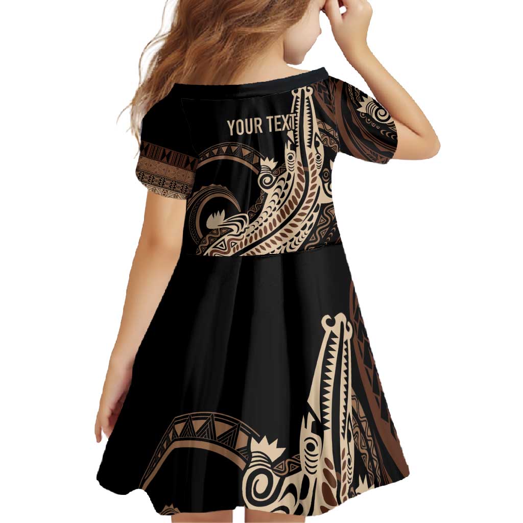 Personalized Solomon Islands Crocodile Family Matching Short Sleeve Bodycon Dress and Hawaiian Shirt Hapi Isles - Independence Anniversary