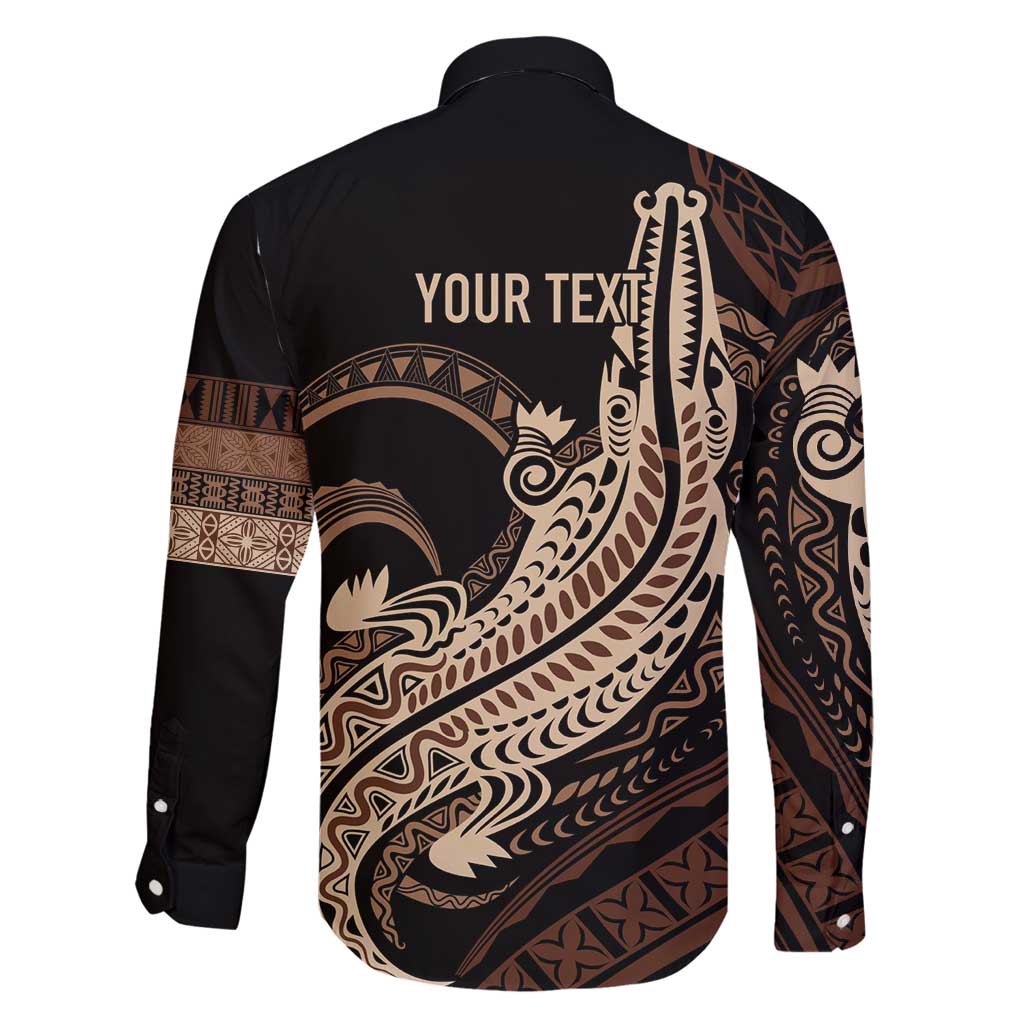 Personalized Solomon Islands Crocodile Family Matching Tank Maxi Dress and Hawaiian Shirt Hapi Isles - Independence Anniversary