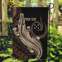Personalized Solomon Islands Crocodile Garden Flag Hapi Isles - Independence Anniversary