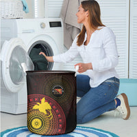 Papua New Guinea Independence Laundry Basket Tapa Circle