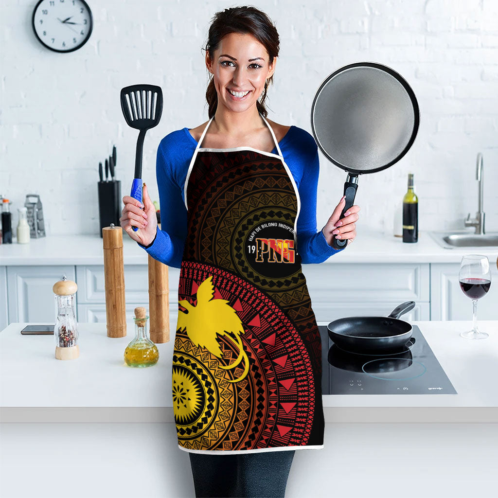 Papua New Guinea Independence Apron Tapa Circle