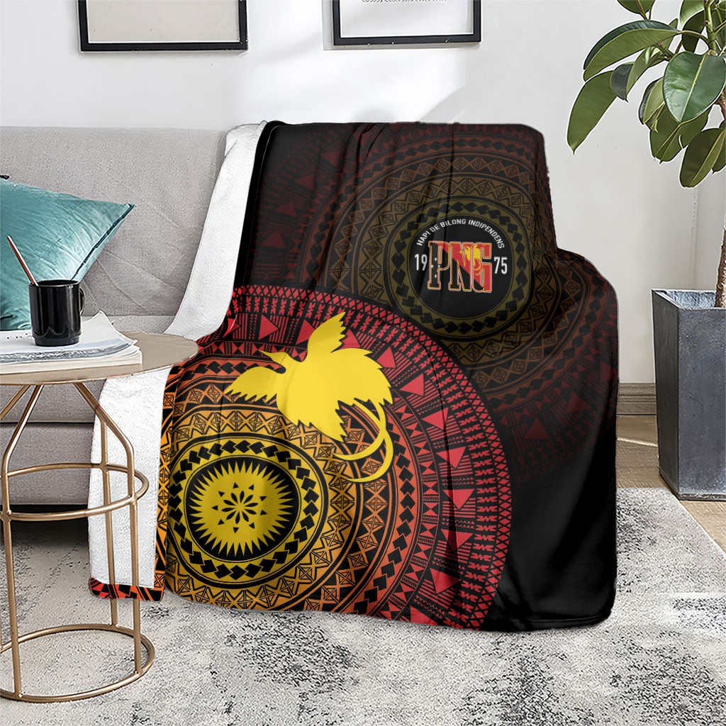 Papua New Guinea Independence Blanket Tapa Circle