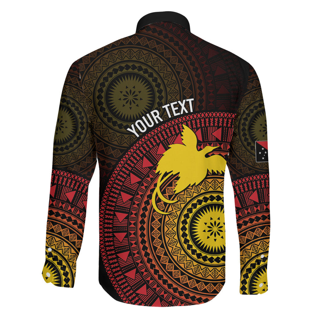 Papua New Guinea Independence Personalized Family Matching Puletasi and Hawaiian Shirt Tapa Circle