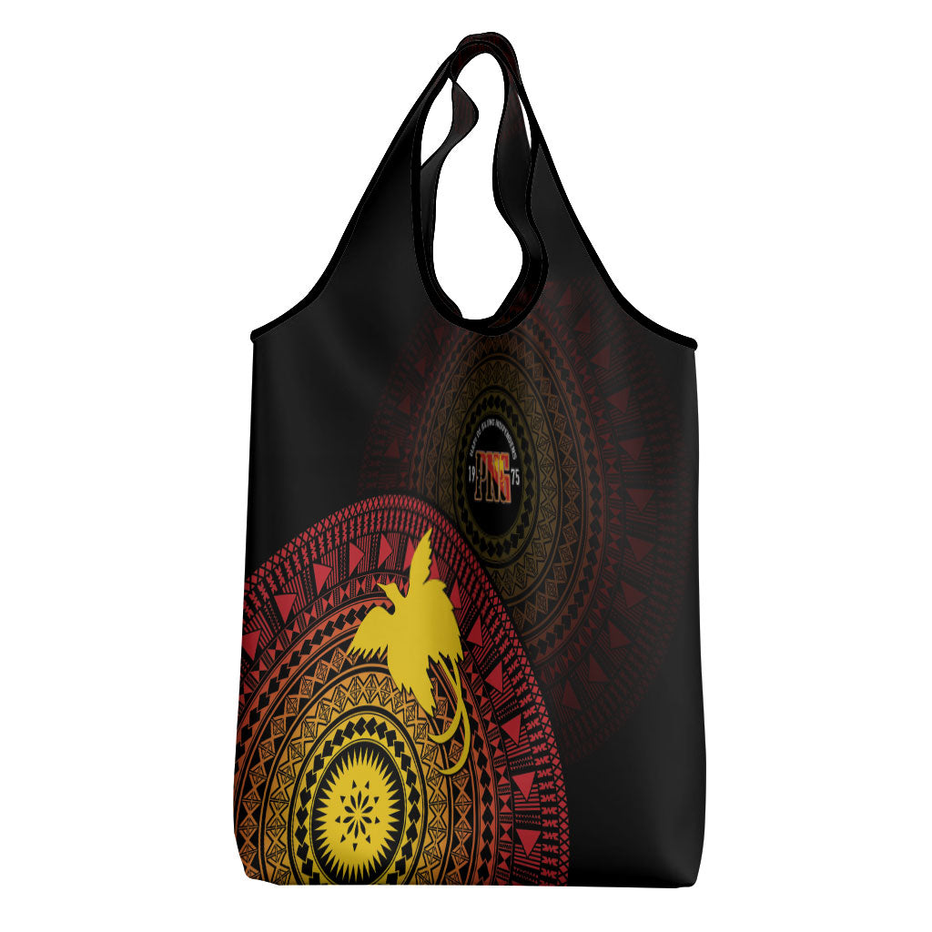 Papua New Guinea Independence Grocery Bag Tapa Circle