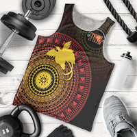 Papua New Guinea Independence Personalized Men Tank Top Tapa Circle