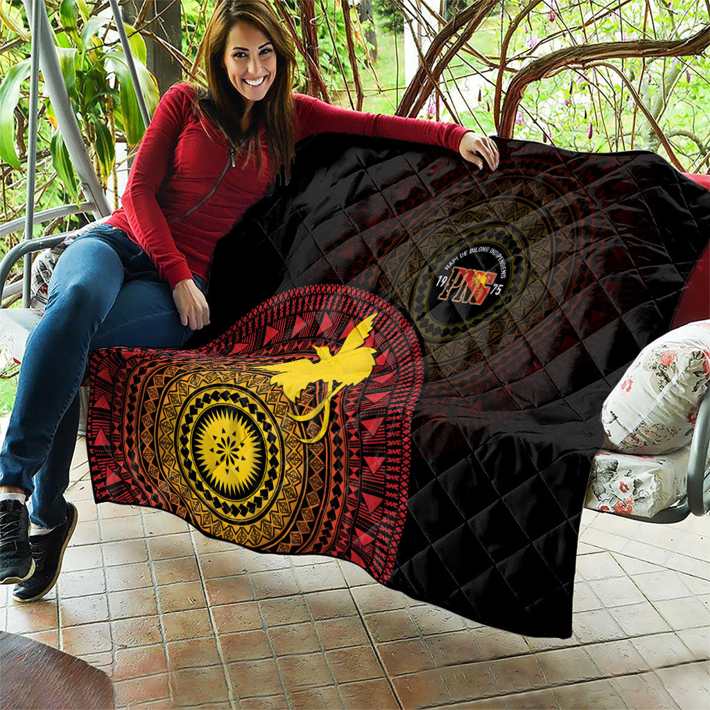 Papua New Guinea Independence Quilt Tapa Circle