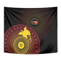 Papua New Guinea Independence Tapestry Tapa Circle