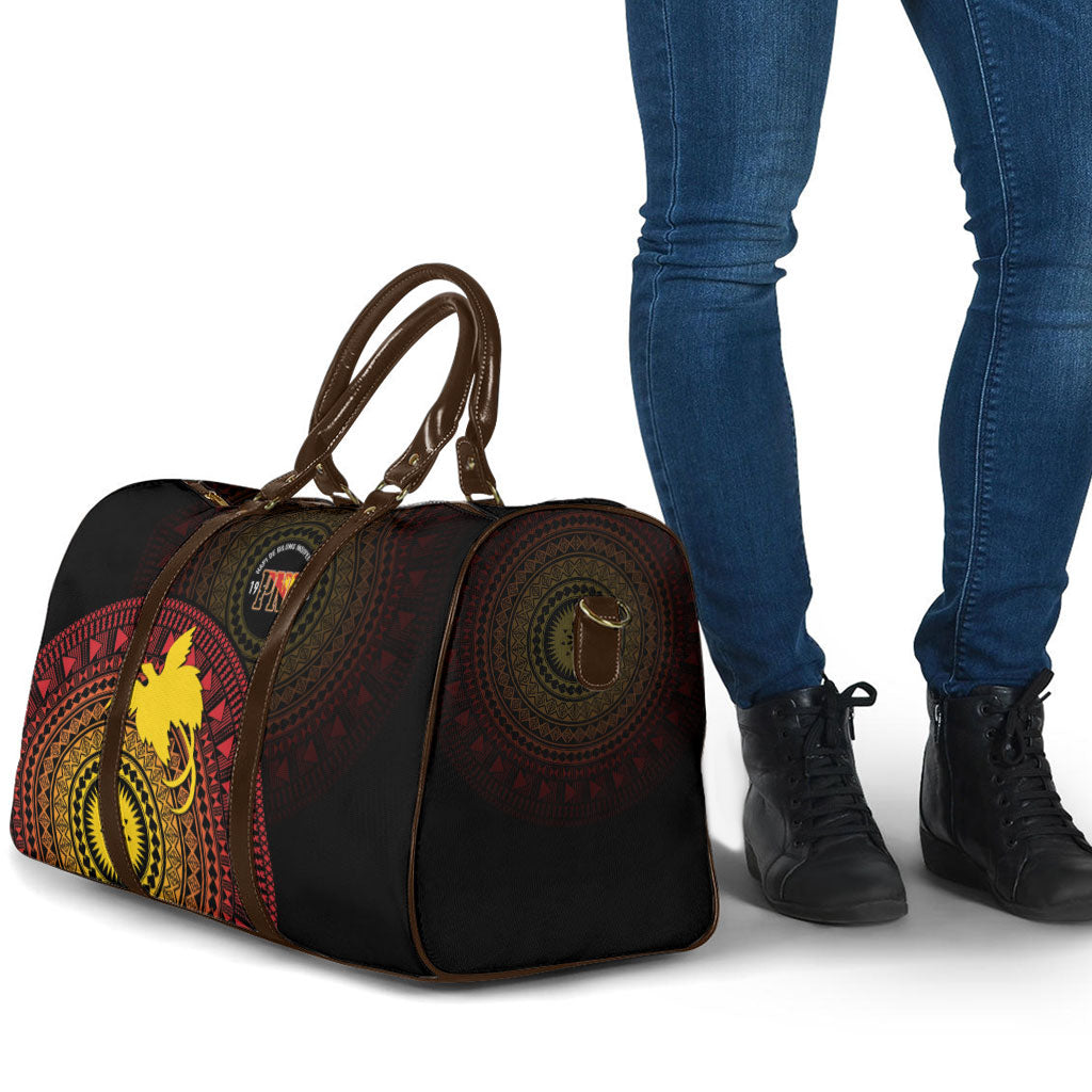Papua New Guinea Independence Travel Bag Tapa Circle