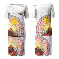 Hapi De Bilong Indipendens Papua New Guinea Couples Matching Puletasi and Hawaiian Shirt PNG Lime Pot LT7 - Polynesian Pride