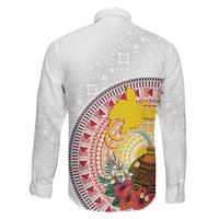 Hapi De Bilong Indipendens Papua New Guinea Family Matching Puletasi and Hawaiian Shirt PNG Lime Pot