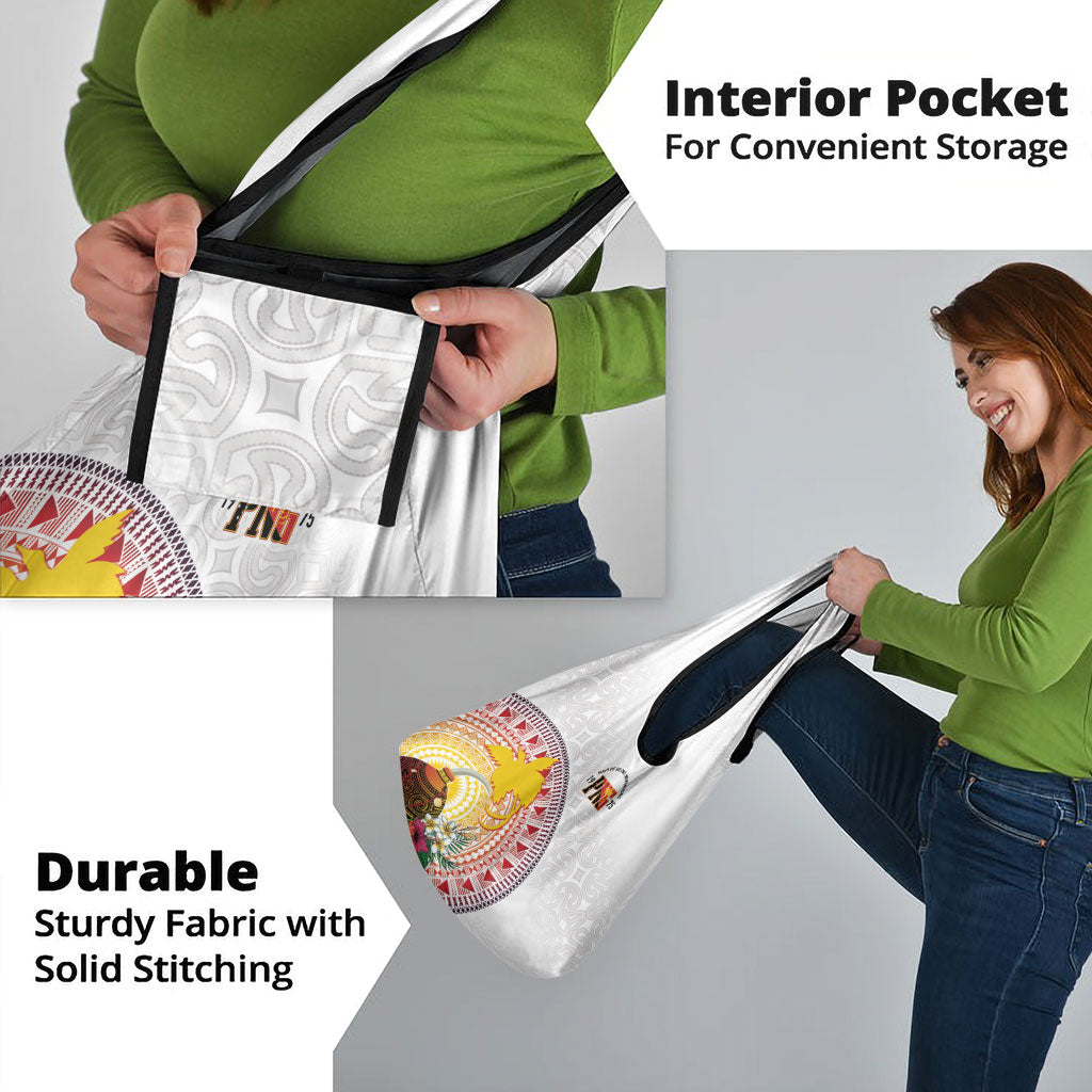 Hapi De Bilong Indipendens Papua New Guinea Grocery Bag PNG Lime Pot