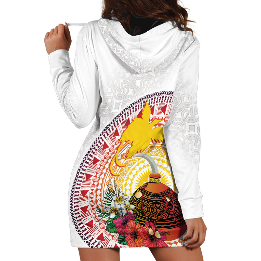 Hapi De Bilong Indipendens Papua New Guinea Hoodie Dress PNG Lime Pot