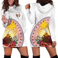 Hapi De Bilong Indipendens Papua New Guinea Hoodie Dress PNG Lime Pot
