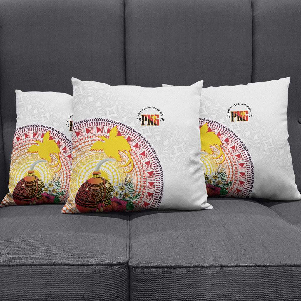 Hapi De Bilong Indipendens Papua New Guinea Pillow Cover PNG Lime Pot