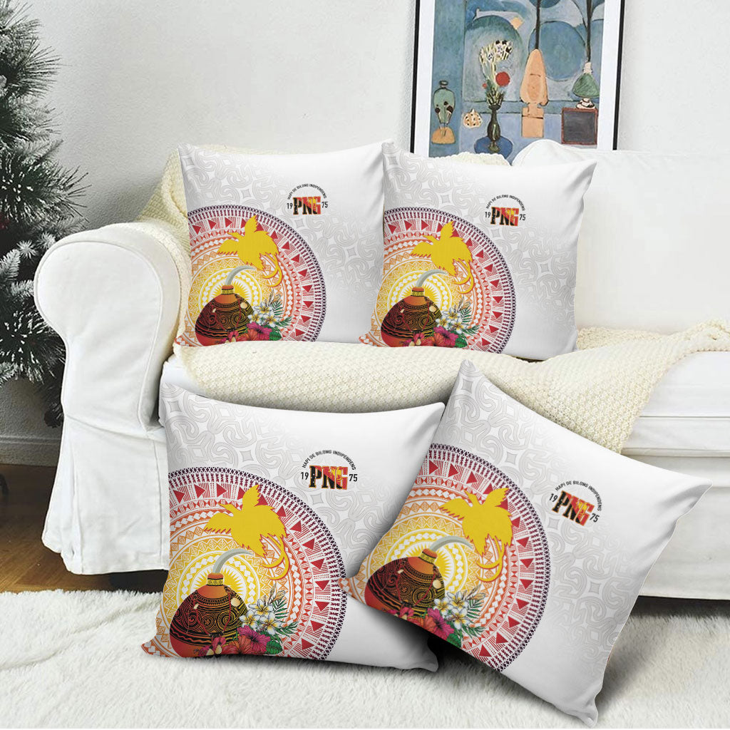Hapi De Bilong Indipendens Papua New Guinea Pillow Cover PNG Lime Pot
