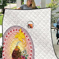 Hapi De Bilong Indipendens Papua New Guinea Quilt PNG Lime Pot