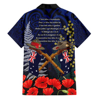 Anzac Day Aussie Mix Maori In Memories Family Matching Puletasi and Hawaiian Shirt LT7 - Polynesian Pride