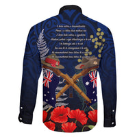 Anzac Day Aussie Mix Maori In Memories Family Matching Short Sleeve Bodycon Dress and Hawaiian Shirt LT7 - Polynesian Pride