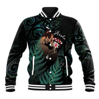 Maori Hongi Valentine Baseball Jacket Aroha Ahau Ki A Koe