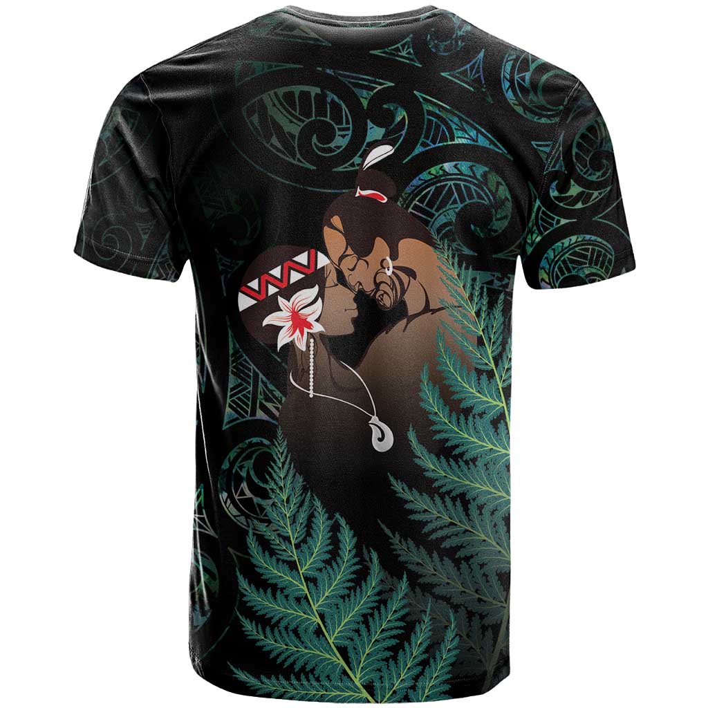 Maori Hongi Valentine T Shirt Aroha Ahau Ki A Koe LT7 - Polynesian Pride