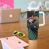 Maori Hongi Valentine Tumbler With Handle Aroha Ahau Ki A Koe