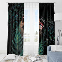 Maori Hongi Valentine Window Curtain Aroha Ahau Ki A Koe