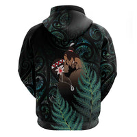Maori Hongi Valentine Zip Hoodie Aroha Ahau Ki A Koe