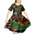 Vanuatu Indipendens Dei Kid Short Sleeve Dress Mix Traditional Sand Drawing
