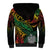 Vanuatu Indipendens Dei Sherpa Hoodie Mix Traditional Sand Drawing