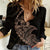 Personalised Guam Women Casual Shirt Tribal Turtles Curves Style - Brown LT7 Female Brown - Polynesian Pride