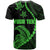 Custom Guam T Shirt Tribal Turtles Curves Style Green LT7 - Polynesian Pride