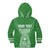 Personalised Guam Kid Hoodie Chamoro Latte Stone Mix Tropical - Green LT7 - Polynesian Pride