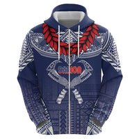 Personalized Talofa Samoa Hoodie Ulafala With Toa Nifo'oti - Blue