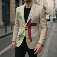 Samoa AIGA Floral Theme Blazer Always In God's Arms LT7 - Polynesian Pride