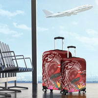 Personalized Samoa Meri Krisimasi Luggage Cover Segasegamau'u Mix Siapo LT7 - Polynesian Pride