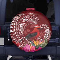 Personalized Samoa Meri Krisimasi Spare Tire Cover Segasegamau'u Mix Siapo LT7 - Polynesian Pride