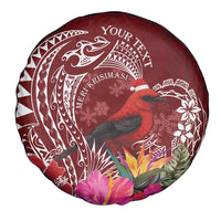 Personalized Samoa Meri Krisimasi Spare Tire Cover Segasegamau'u Mix Siapo LT7 - Polynesian Pride