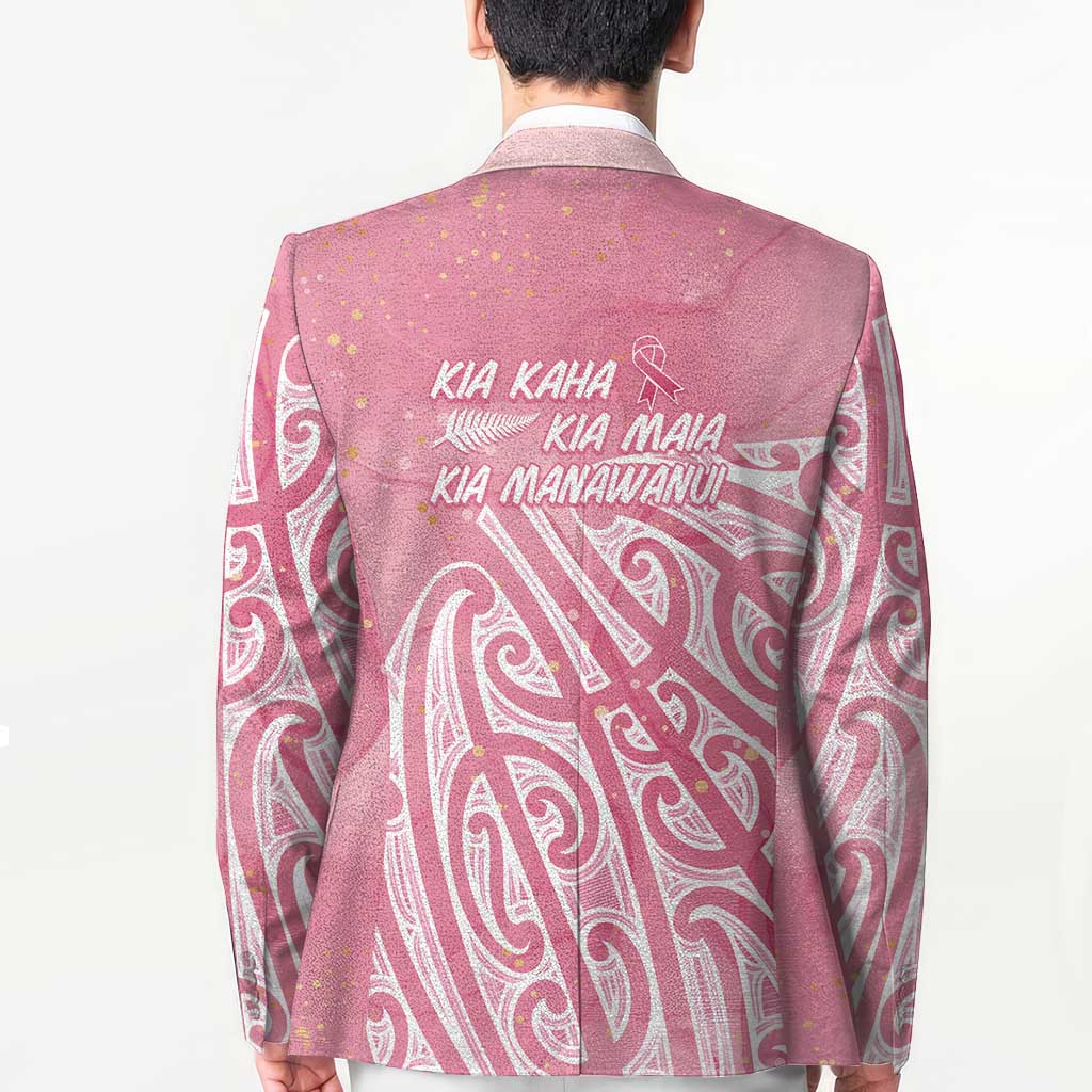 Breast Cancer Awareness Maori Blazer Kia Kaha Kia Maia Kia Manawanui - Polynesian Pride