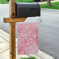Breast Cancer Awareness Maori Garden Flag Kia Kaha Kia Maia Kia Manawanui - Polynesian Pride